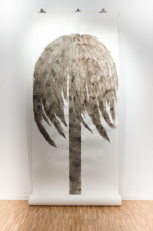 Palm (400x150 cm) by Emilia Faro